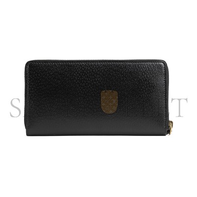 GUCCI ANIMALIER LEATHER ZIP AROUND WALLET 523667 (19*10.5*2.5cm)